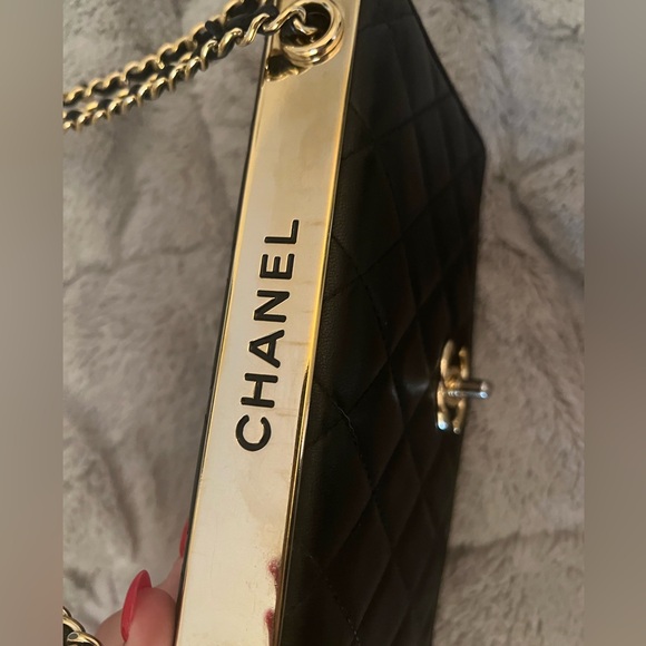 Trendy CC Wallet on Chain leather crossbody bag - Picture 9 of 10